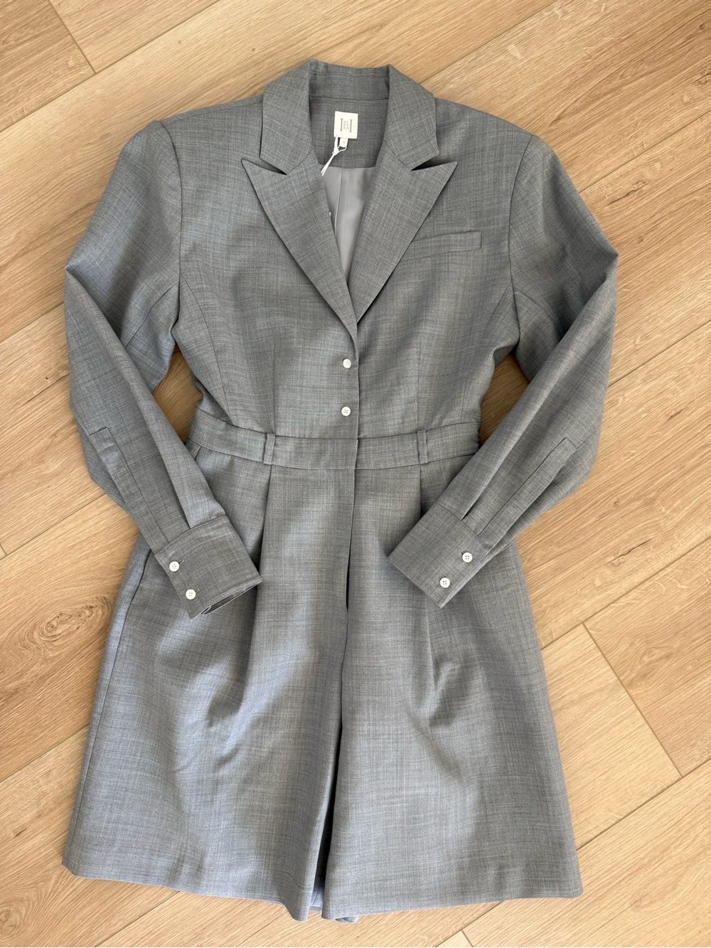 Helsa The Short Meeting Wool Jumpsuit - Picture 6 of 12